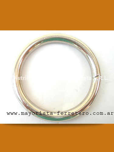 Argollas de hierro estañadas