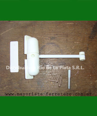 Cierra puerta blanco para mosquitero